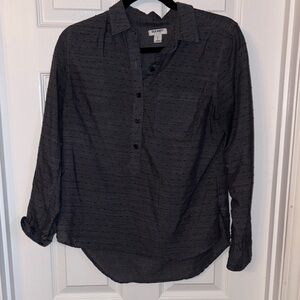 Old Navy Men's Dark Gray Button Down Shirt